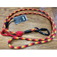 Guinzaglio Ringhio 180cm moschettone climb arancio